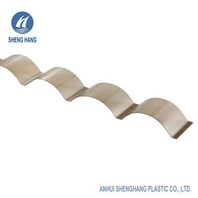 ورق PC پلی کربنات موجدار سفید نشکن UL94 V0 ASTM D696