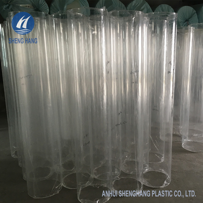 لوله های اکریلیک شفاف ریخته گری بزرگ 9.8ft OD400mm PMMA سیلندر ضد ضربه