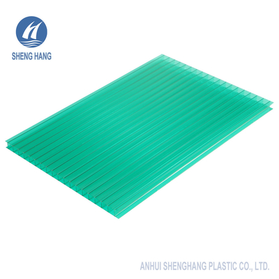 ورق توخالی PC پلی کربنات آبی برای مصالح ساختمانی 6mm 8mm 10mm