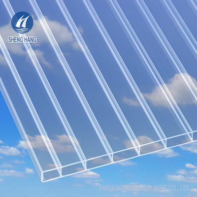 ورق توخالی 8 میلی متری پلی کربنات محافظ UV دیوار دوقلو