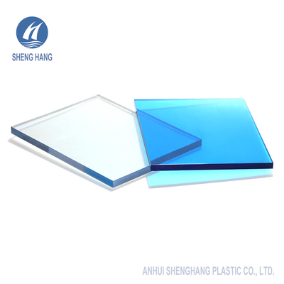 ورق جامد پلی کربنات قهوه ای رنگی SGS 2000*3000mm ASTM C177