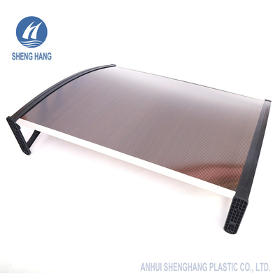 سایبان درب پنجره پلی کربنات 1200*800 میلی متر 50um Anti UV