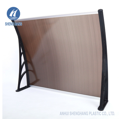 سایبان درب پنجره پلی کربنات 1200*800 میلی متر 50um Anti UV