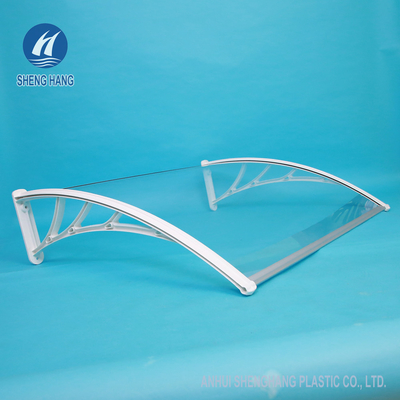 براکت پلاستیکی سایبان پنجره پلی کربنات سایبان صفحه جامد PC