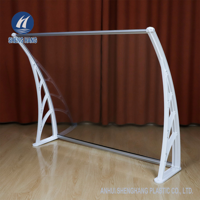 سایبان پنجره در فضای باز پلی کربنات ورق جامد سایبان پاسیو