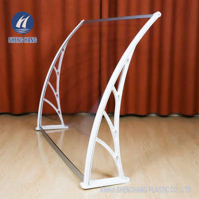 سایبان پنجره در فضای باز پلی کربنات ورق جامد سایبان پاسیو