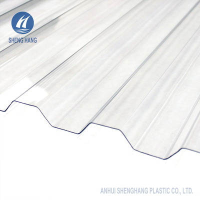 ورق موجی پلی کربنات سقف پلاستیکی راه راه Co Extrusion CNAS ASTM C177