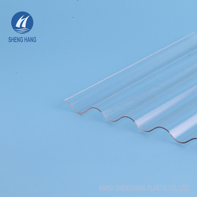 ورق های پلی کربنات موجدار شفاف SGS 3*16 فوت