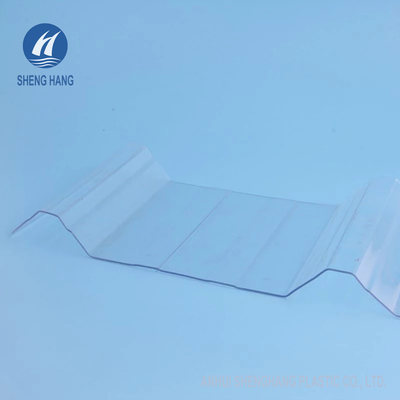 ورق های پلی کربنات موجدار شفاف SGS 3*16 فوت