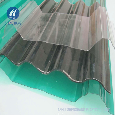 پانل سقفی پلی کربنات موجدار پلاستیکی شفاف سابیک برای گلخانه W900mm