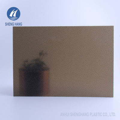 ASTM D638 ورق های پلی کربنات برجسته برجسته UV ​​PC UL94 V2