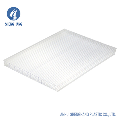 عملکرد محافظ حرارتی ورق توخالی پلی کربنات 50um Anti UV 16mm OEM