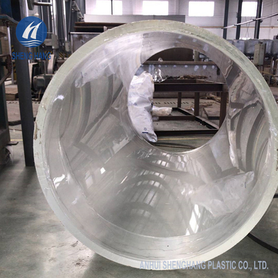 سیلندرهای اکریلیک ریخته گری گرد 20 میلی متری ISO9001 ضد ترک برای آکواریوم مخزن
