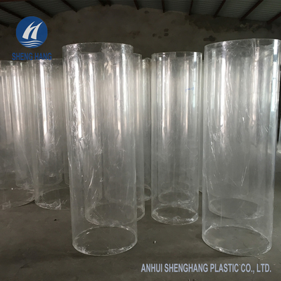 سیلندرهای اکریلیک ریخته گری گرد 20 میلی متری ISO9001 ضد ترک برای آکواریوم مخزن